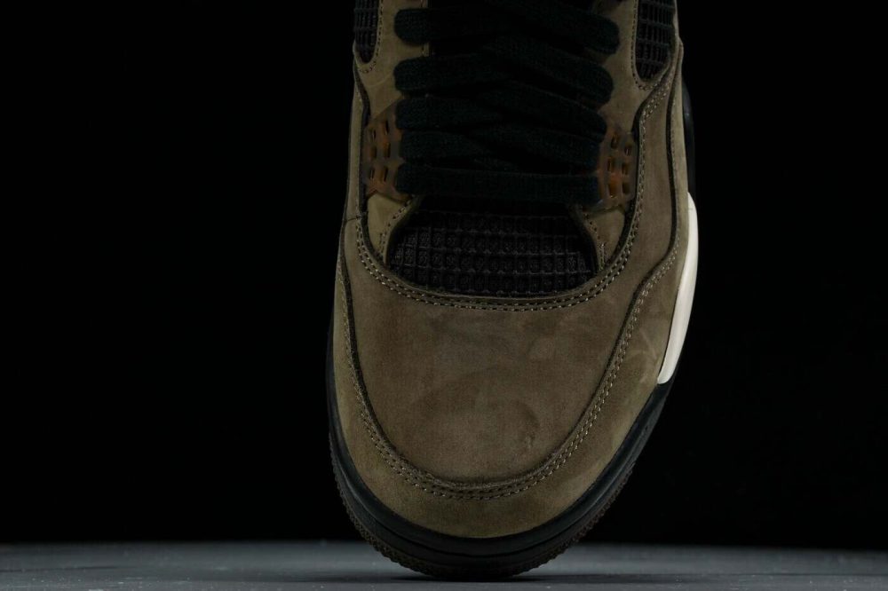 Travis Scott AJ4 Retro 'Olive Mocha' (Friends & Family) - Image 6