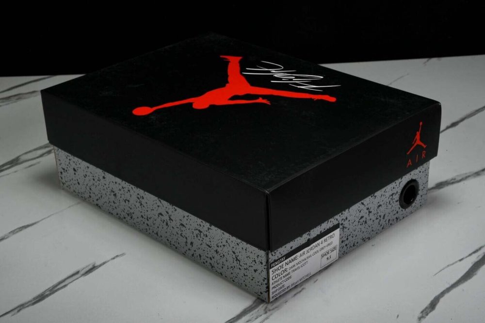 Travis Scott AJ4 Retro 'Olive Mocha' (Friends & Family) - Image 29