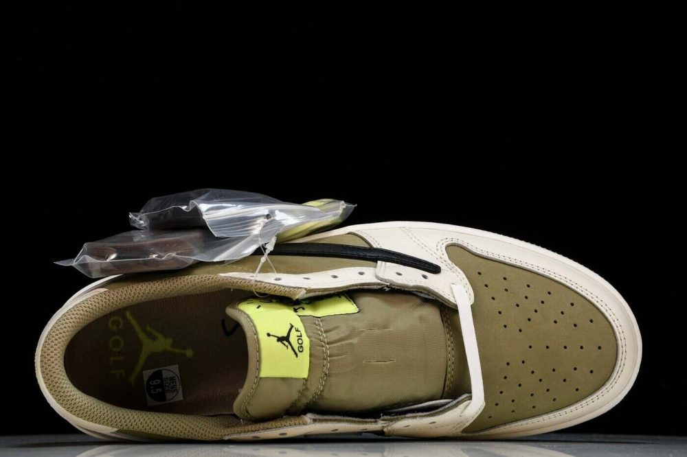 Travis Scott x AJ1 Low 'Golf' - Image 4